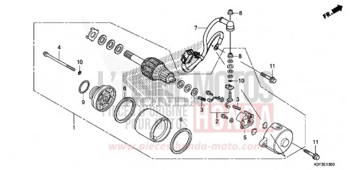 STARTER MOTOR Z125MAK de 2019
